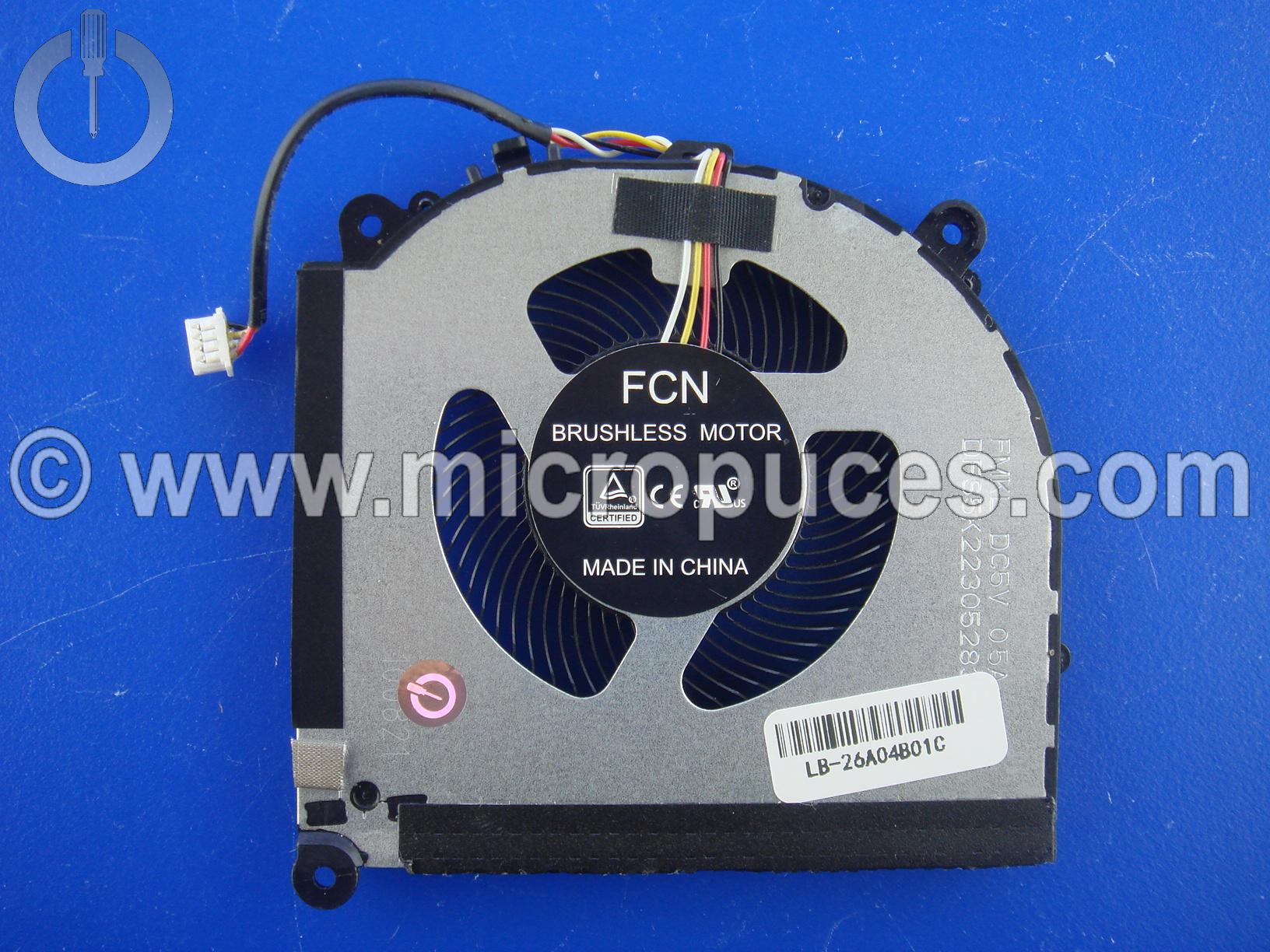 Ventilateur GPU pour CLEVO PC70