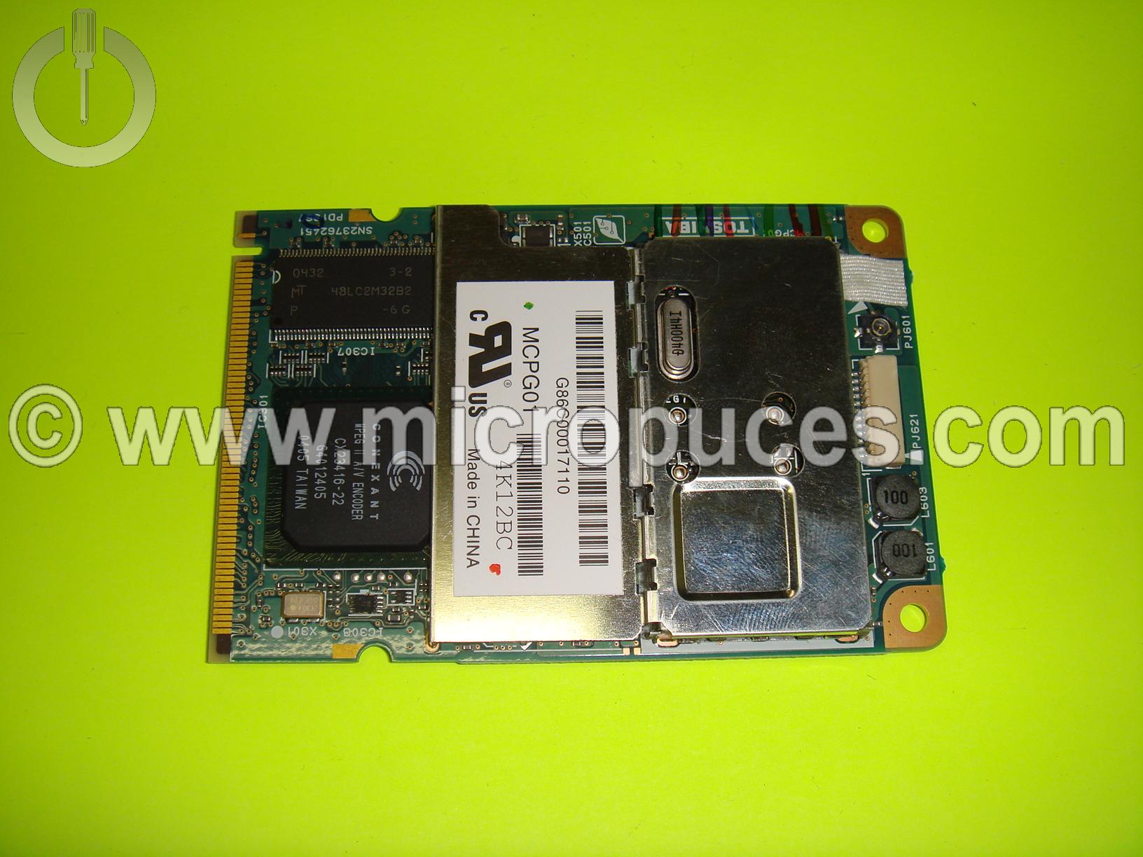 Carte TUNER TV pour TOSHIBA Qosmio G10 G15