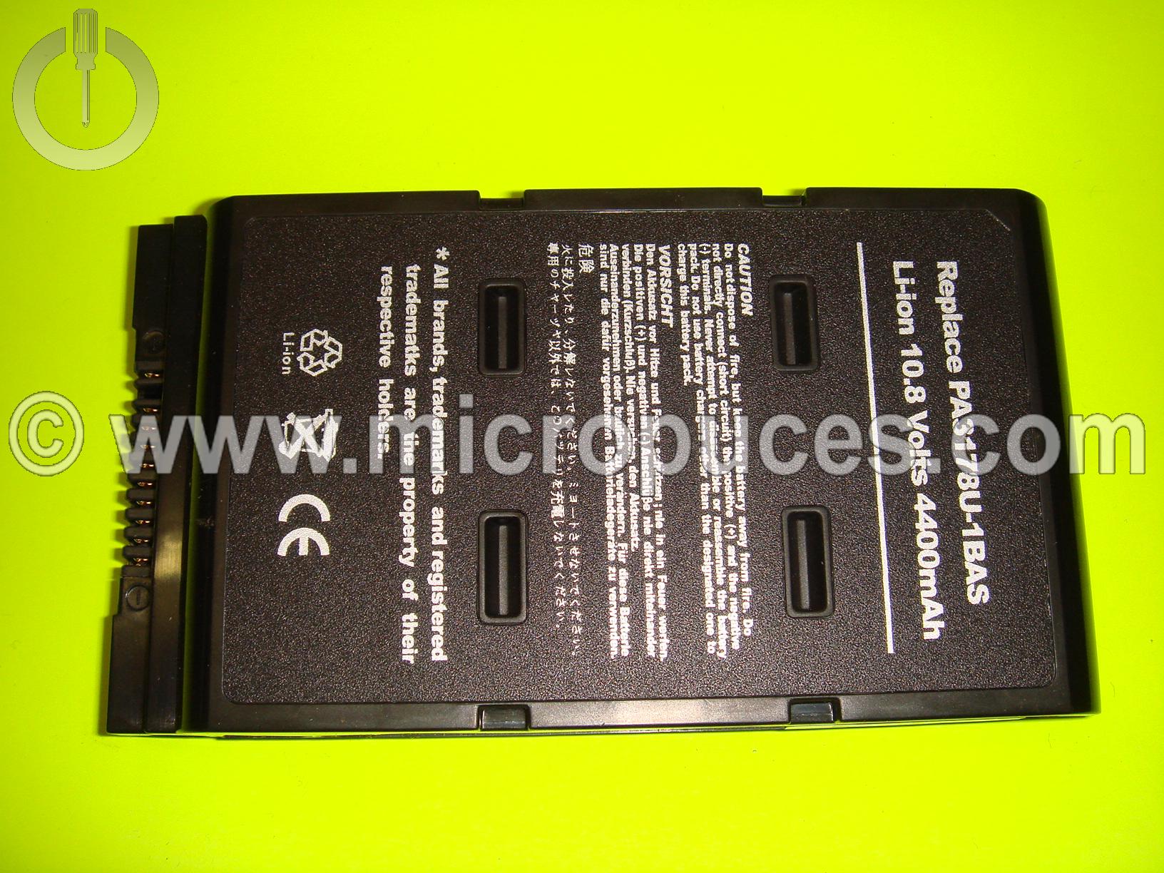 Batterie TOSHIBA PA3178U-1BAS