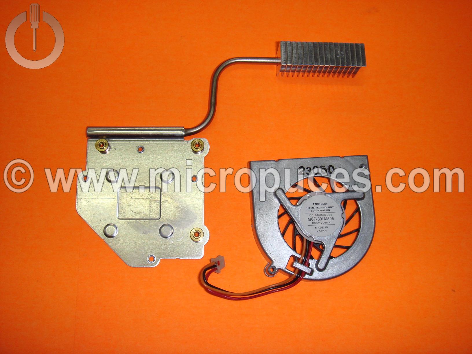 Radiateur + ventilateur CPU pour FUJITSU Lifebook S5582