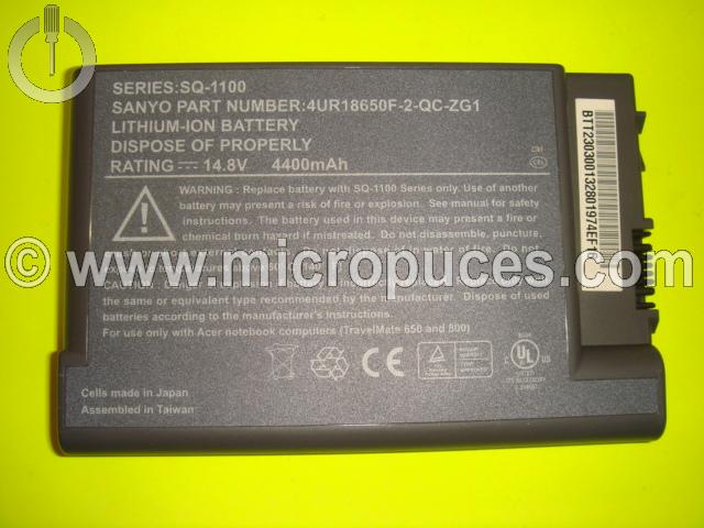 Batterie ACER SQ-1100 Pour Travelmate