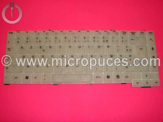 Clavier AZERTY pour PACKARD BELL Easynote E3xxx (blanc)