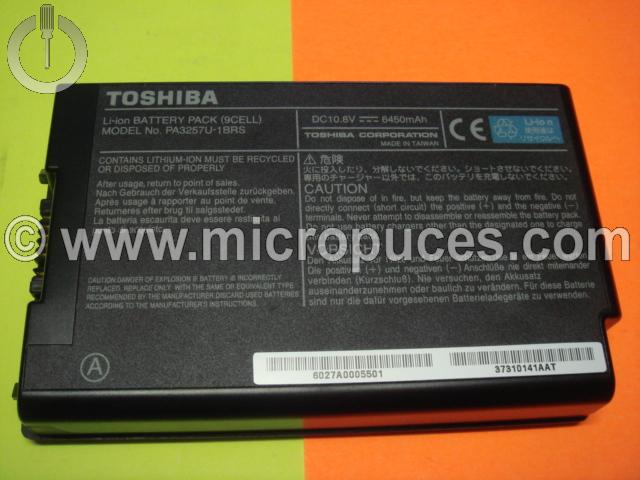 Batterie TOSHIBA PA3257U-1BRS