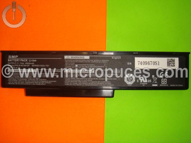 Batterie PACKARD BELL pour EasyNote MB85