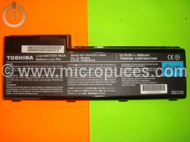 Batterie TOSHIBA PA3479U-1BRS