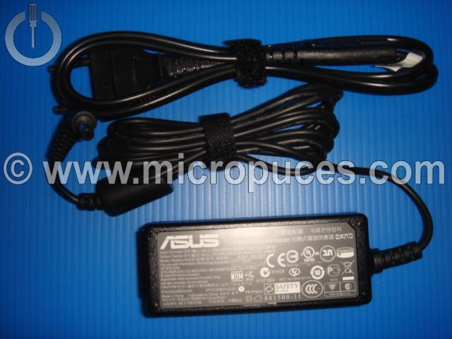 Chargeur Alimentation 12V 3A pour ASUS Eeepc 1000 Noir