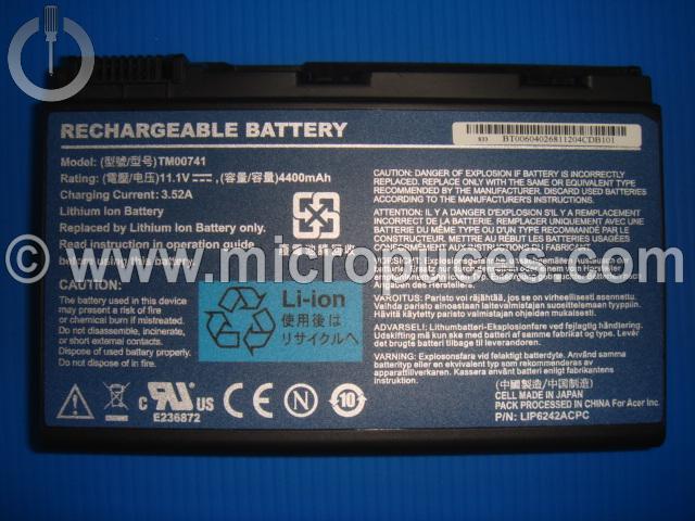 Batterie ACER TM00741