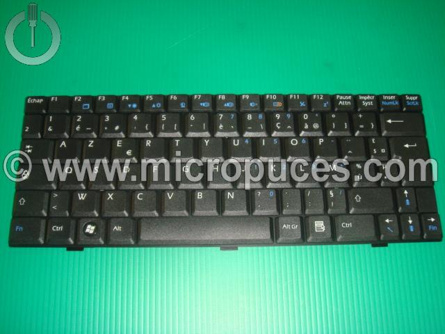 Clavier AZERTY pour MSI Wind U100