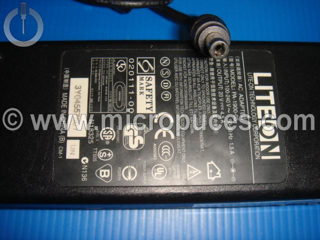 Chargeur Alimentation 19V 4.5A PA-1900-05 pour TOSHIBA