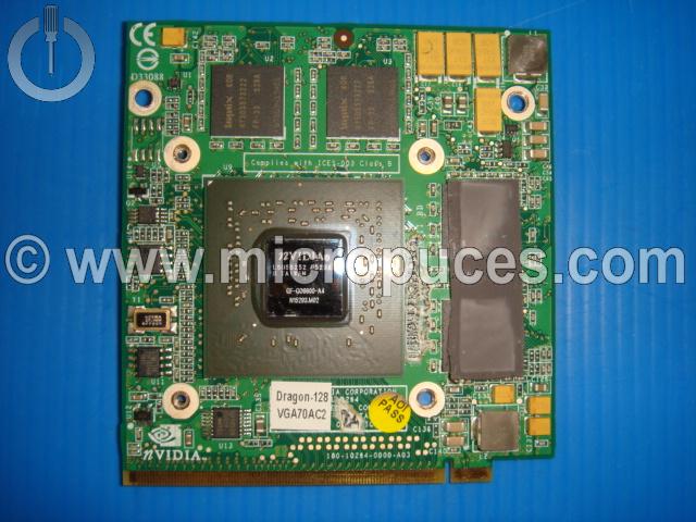 Carte NVIDIA GeForce 6600M 128Mo pour Packard Bell Easynote W7600