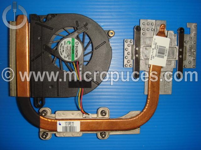 Radiateur + ventilateur CPU pour HP EliteBook 8530