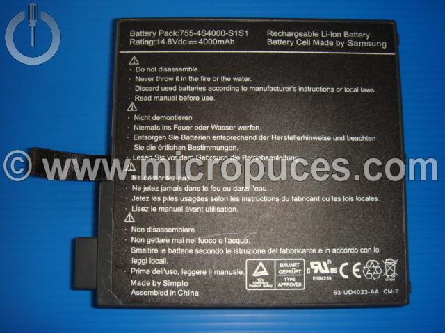 Batterie GERICOM 755-4S4000-S1S1