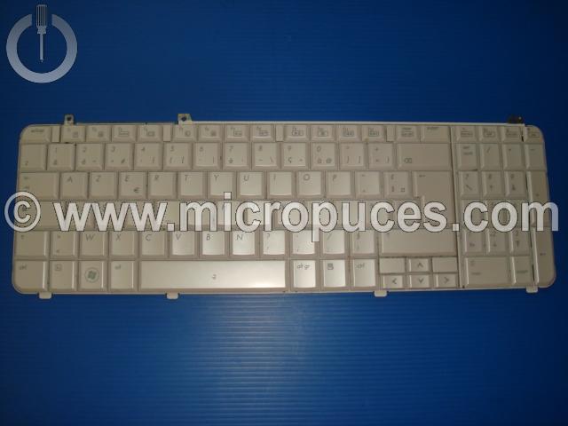 Clavier AZERTY pour HP DV6 (blanc)